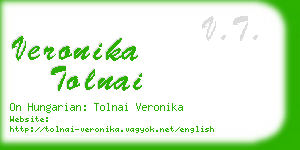 veronika tolnai business card